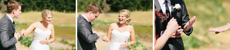 Te Horo Sudbury's Ring swap during ceremony, wrong hand!