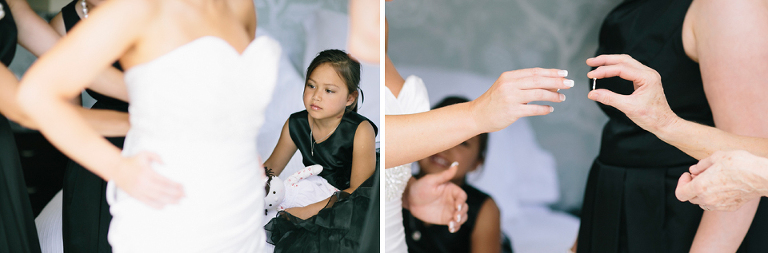 Te Horo Sudbury's Bride getting ready