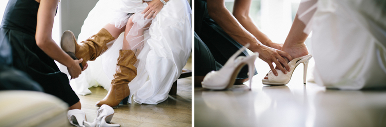 Te Horo Sudbury's Bride getting ready