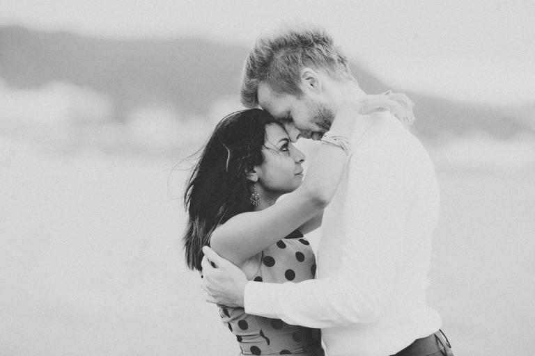 Wellington Waterfront Engagement Photography black and white