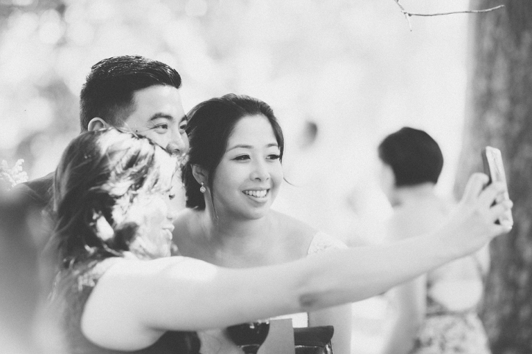 Wedding selfie photo