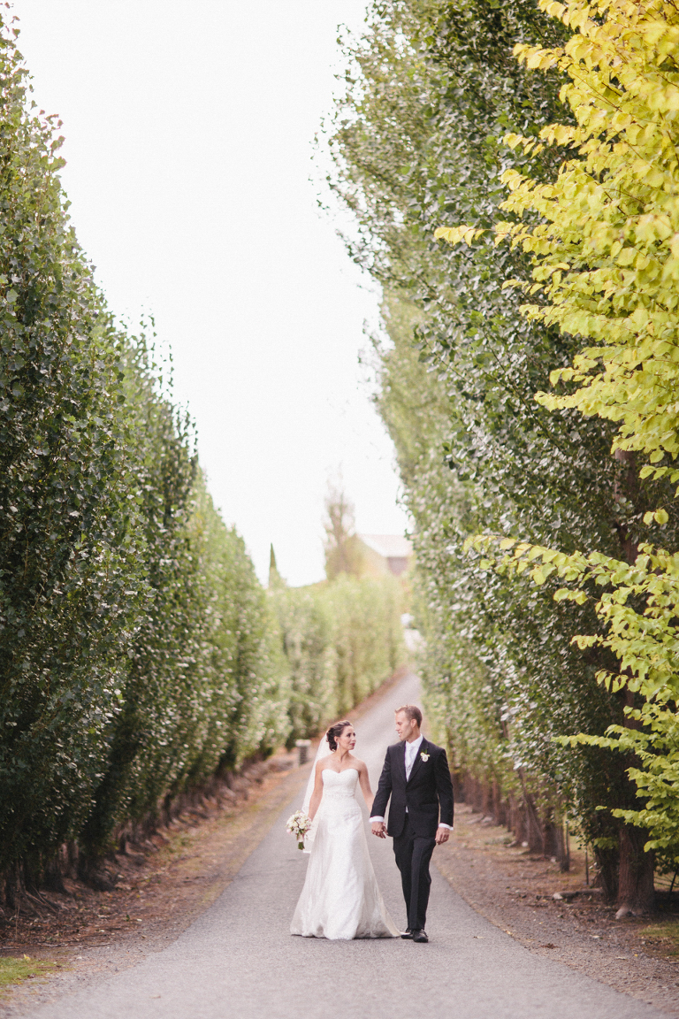 Bride and groom at Murdoch James Estate wedding photography