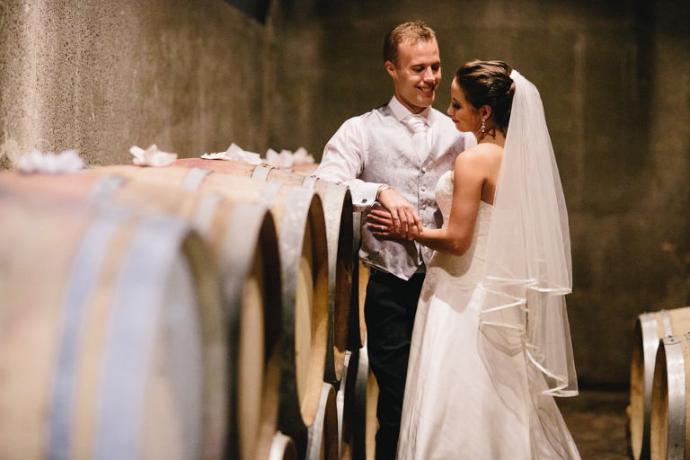 Bride and groom at Murdoch James Estate wedding photography