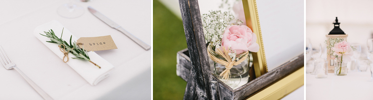 wedding details flowers and rosemary Riversdale Wedding natural light