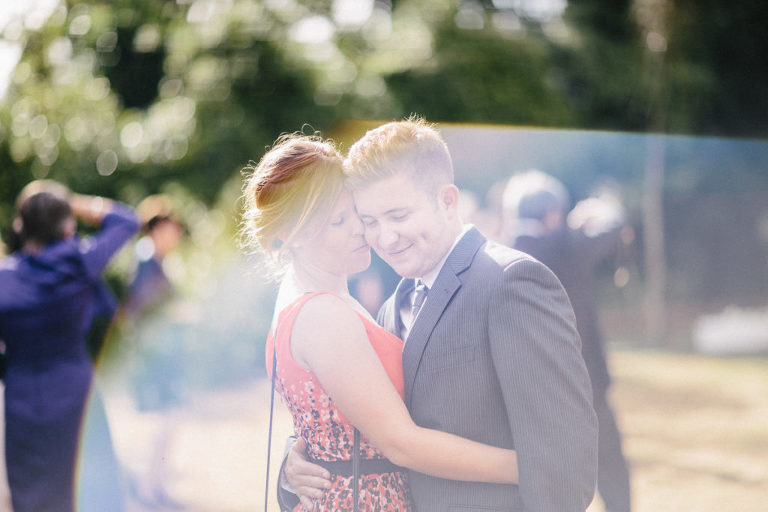 couple dancing at reception natural light Wellington rainy day wedding